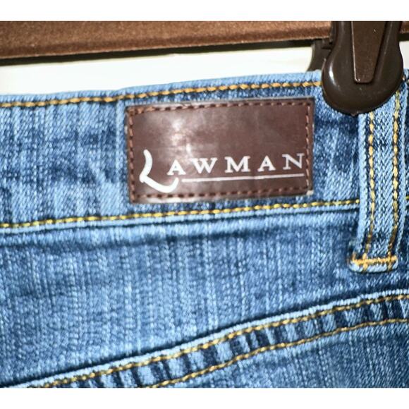 Lawman Womens Jeans Size 11/12 (29x31) Bootcut Medium Wash Vintage Hong Kong - Picture 4 of 12